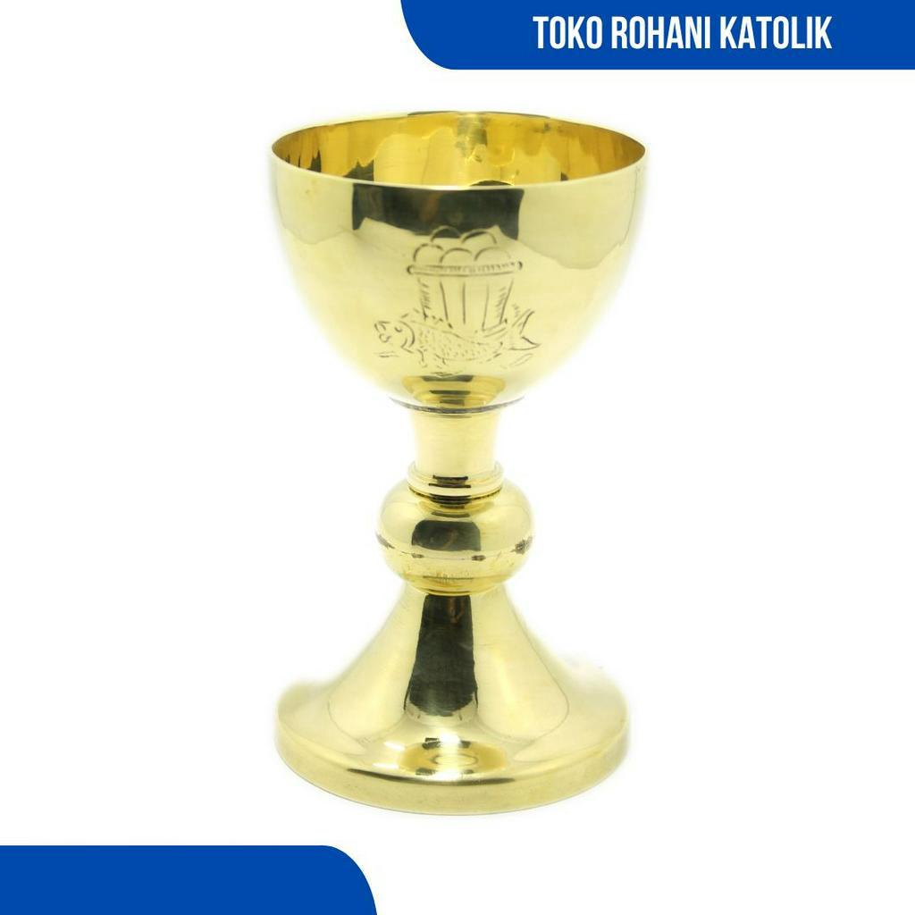 Peralatan 天主教聖餐杯黃銅杯天主教大眾設備