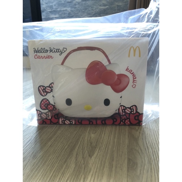 全新 Hello kitty 麥當勞 聯名 杯架 車用 置物籃 野餐籃 提籃