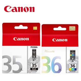 【蝦皮直營】Canon PGI-35+CLI-36 原廠墨水匣組合(1黑1彩) 廠商直送