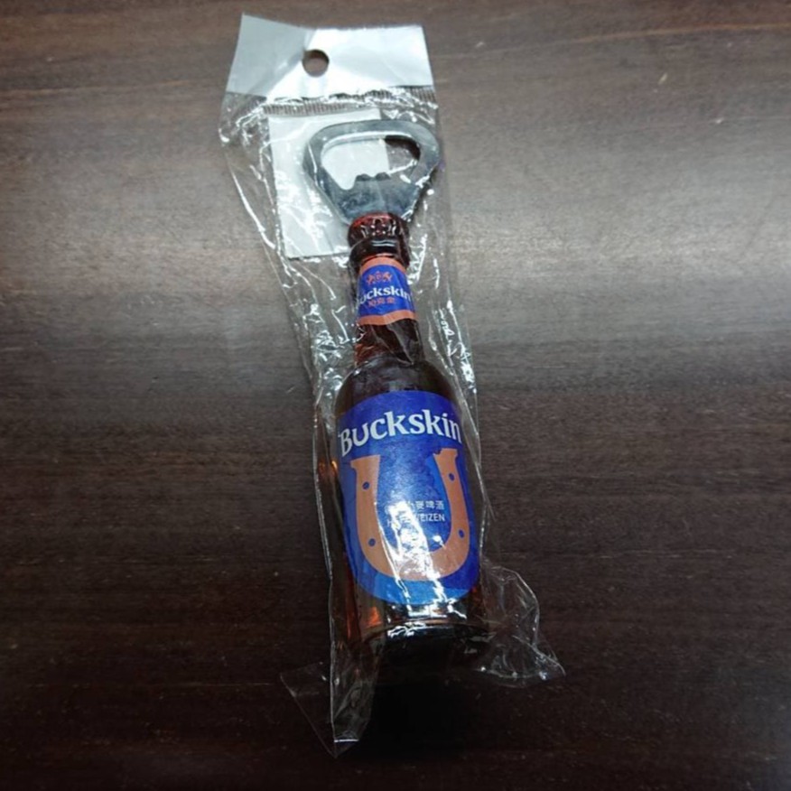 &lt;全新&gt;Buckskin柏克金 磁鐵酒瓶造型開瓶器(徳式小麥啤酒)