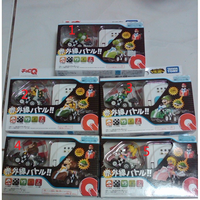 《TAKARA TOMY》紅外線阿Q遙控車 瑪莉歐兄弟系列 QVM 遙控車(故障品)