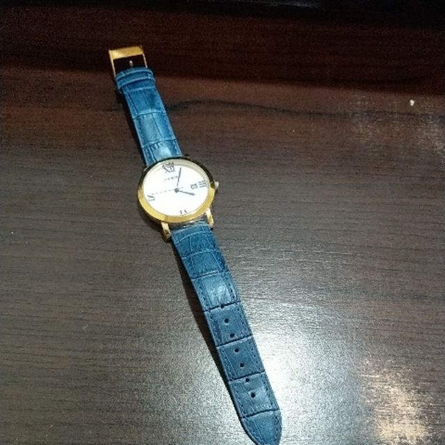 SINOBI 藍色 手錶 女錶 指針錶 手表