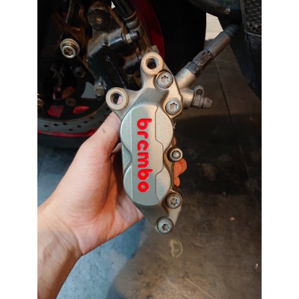 Brembo 灰底紅 二手