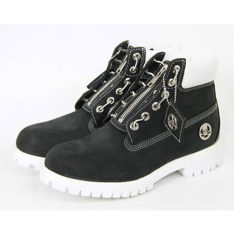 mastermind JAPAN x Timberland 6-eye Black Boots 拉鍊靴