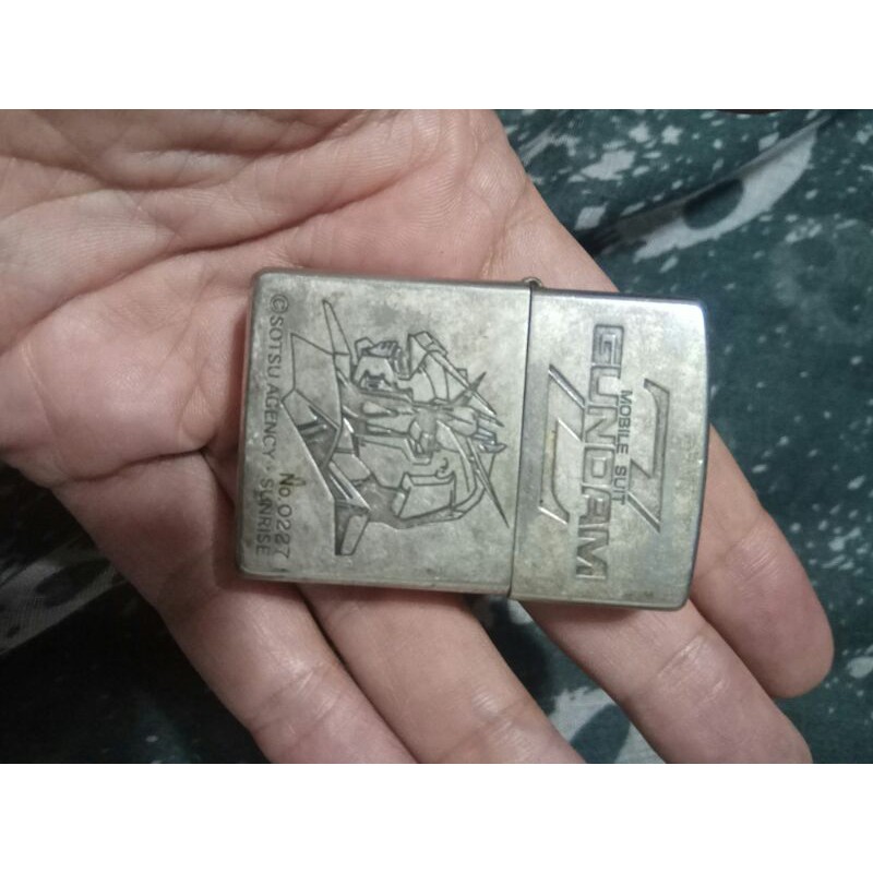 二手 老物 限量zippo 鋼彈  Gundam Z 煤油 打火機