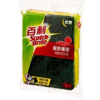 【小鶯號】3M 百利 餐廚專用海綿菜瓜布一般型 2片裝