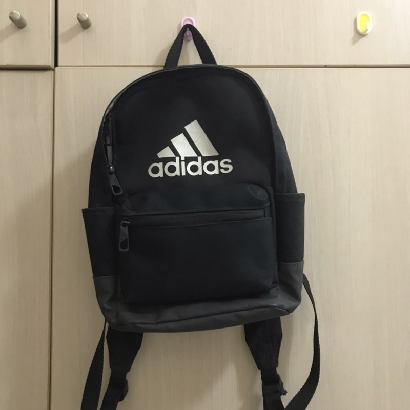 Adidas小後背包 黑色 二手