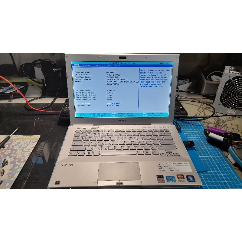 Sony 筆記型電腦（零件機）