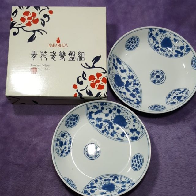 東森股東會紀念品（青花瓷雙盤組2入）