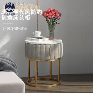 柒柒家居熱銷☍ins#【新款】大理石床頭櫃北歐風 ins現代簡約經濟臥室床邊收納櫃小櫃子小戶型