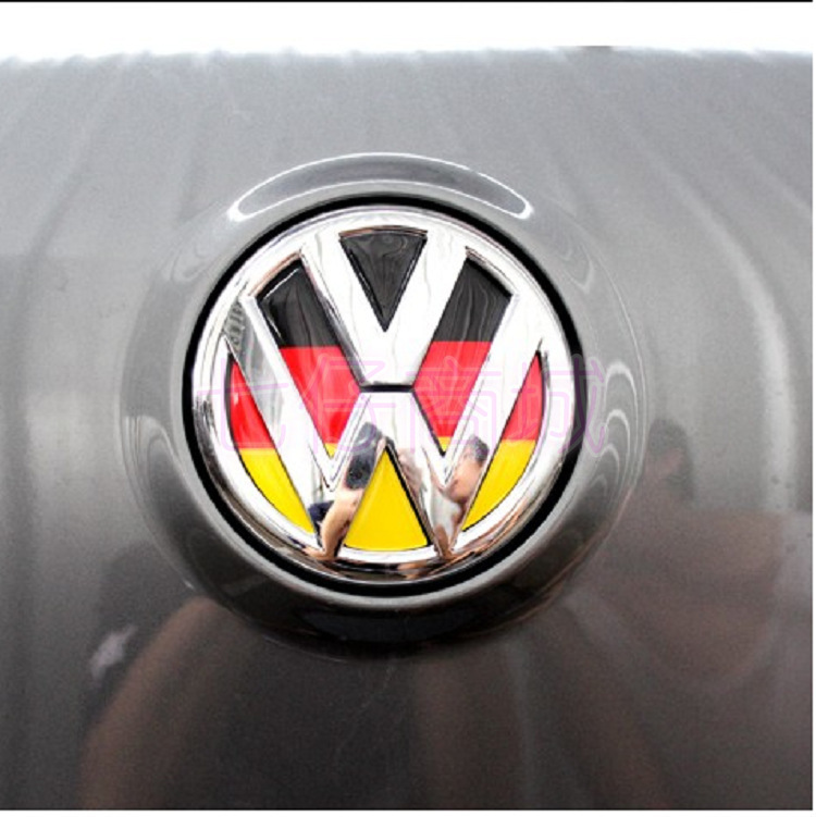 現貨【新款】福斯VW 德國國旗改裝 前車標 後車標 方向盤標 Tiguan Golf 7代 7.5代 POLO 中網標