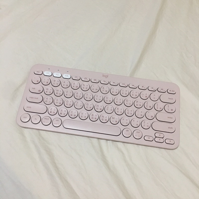 羅技K380 多工藍牙鍵盤—玫瑰粉