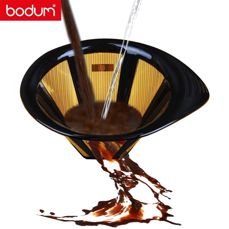 Bodum-波頓咖啡機泡茶咖啡不鏽鋼過濾網免濾紙法壓壺保溫杯配件熱賣