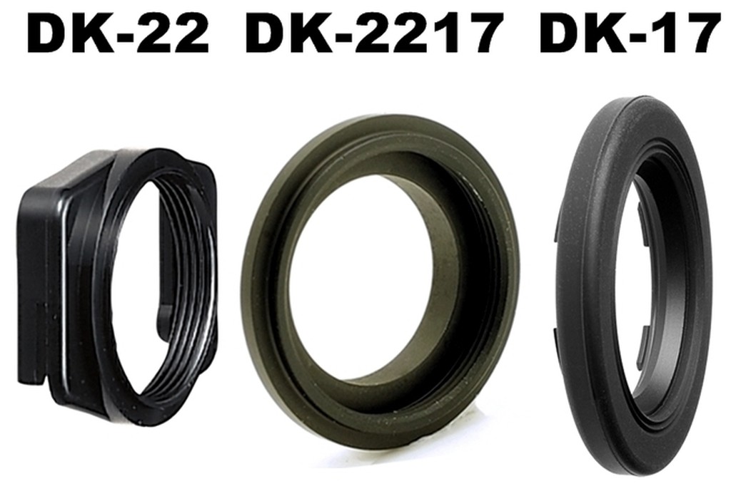 又敗家｜原廠Nikon方轉圓眼罩轉接器DK-22+多尼爾轉接環DK2217+尼康DK-17眼罩適D80 D70s D60