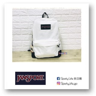 【SL美日購】JanSport Black Label Superbreak 後背包 白色 背包 書包 美國代購