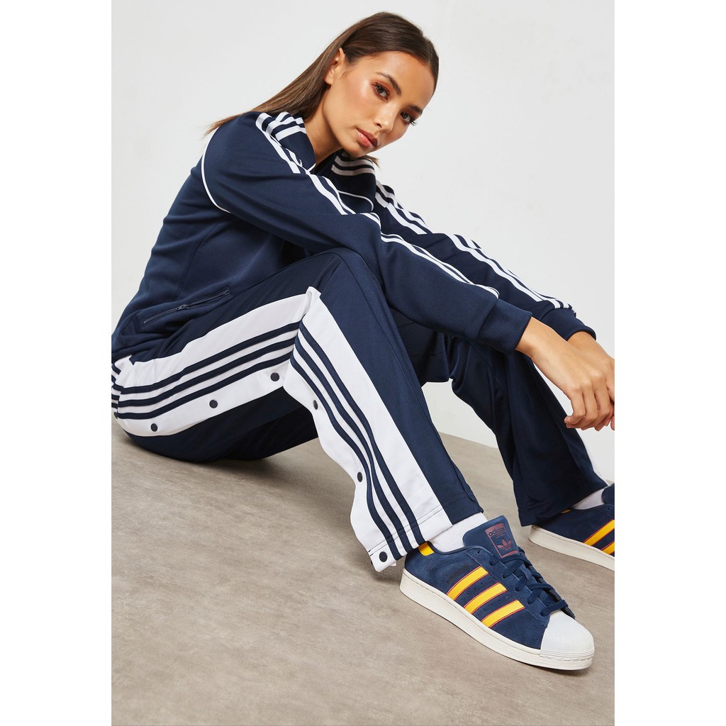 Adidas Adibreak Track Pants 深藍 粉 寬褲 復古 DH3155 DN3163