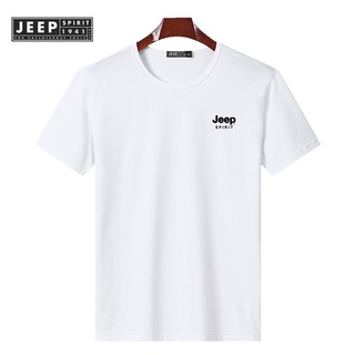 JEEP SPIRIT 1941 ESTD新款夏季男士短袖T恤純棉上衣潮流半袖男裝