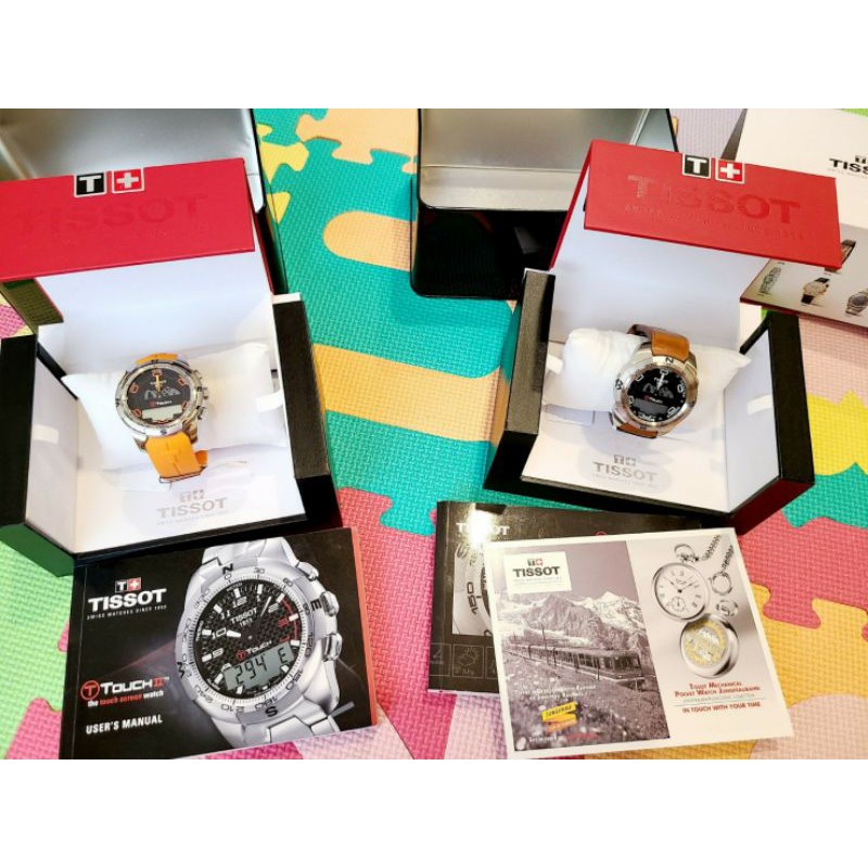 ☆全新久放☆ 天梭Tissot 少女峰鐵路一百周年紀念限量對錶 紀念錶 手錶
