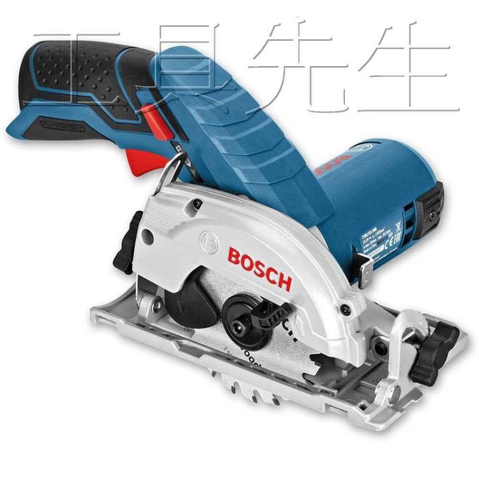 附原廠鎢鋼鋸片+襯墊／GKS12V-Li／單主機【工具先生】德國 BOSCH 12V 鋰電 充電式 圓鋸機