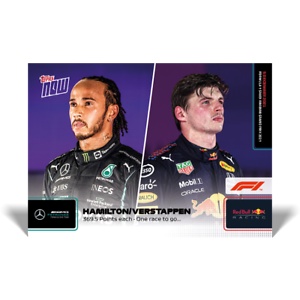 F1 2021 Topps Now  Lewis Hamilton / Max Verstappen   小黑 MAX