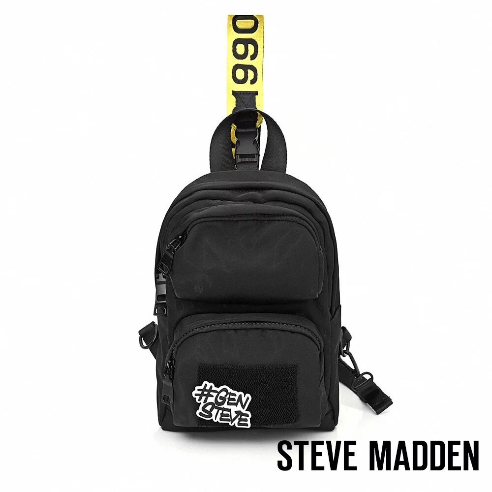 STEVE MADDEN-LOGO可換款經典單肩包 帆布包 肩背包 斜背包 單肩包 小包 隨身包 ChooShop