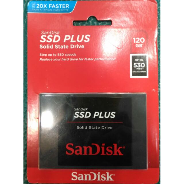 SanDisk SSD PLUS 120G 固態硬碟
