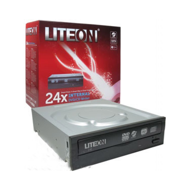 LITEON DVD燒錄機 iHAS324 24X SATA(黑)