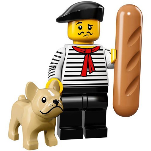木木玩具 樂高 Lego 71018 17代 人偶包 bulldog 法國鬥牛犬