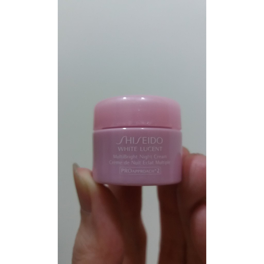 名古屋的店 Shiseido 資生堂美透白雙核晶白夜霜5ml 公司貨 中文標 蝦皮購物