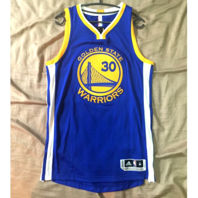 NBA 勇士隊 Curry 客場Team AU球員版球衣 真網眼 M+0 全新含吊牌