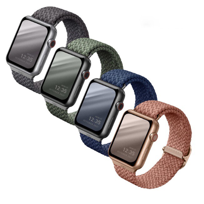 UNIQ Aspen Apple Watch 錶帶 防潑水高彈力編織單圈錶帶38/40mm 42mm 44mm 45mm