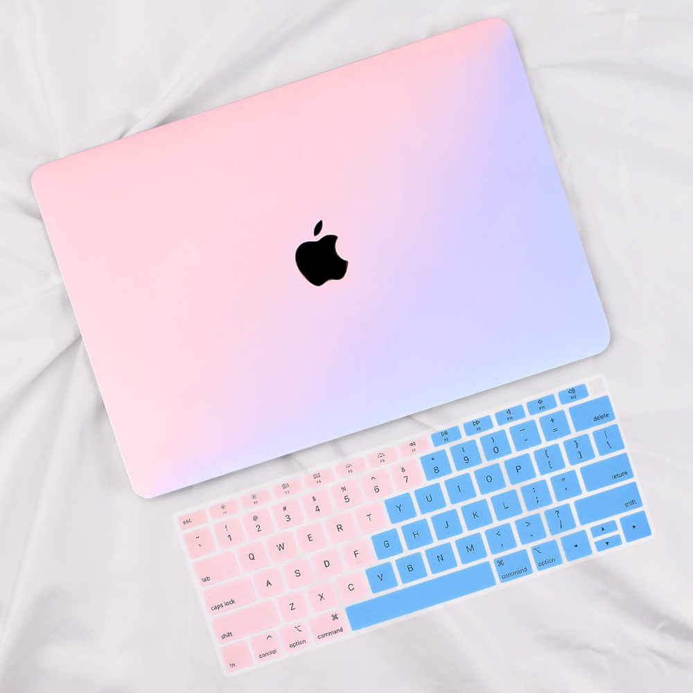 新款上市 漸層 粉藍 粉紫 鏤空保護殼 Apple MacBook Air 13 Pro 13 15 Retina 12