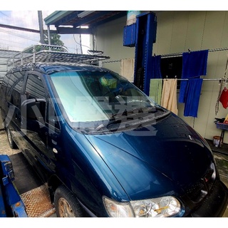 小P嚴選 三菱 Space Gear 4WD臺灣製造不鏽鋼8尺行李盤 車頂架 附固定式認證可直接變更行照 西半部免運費
