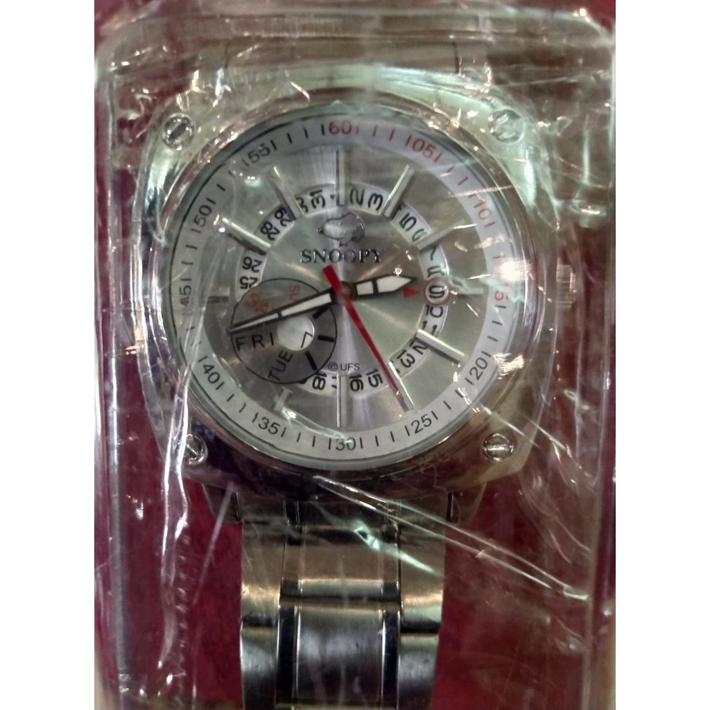 【現貨】 S012-WWI SNOOPY 史努比空間移轉時尚腕錶 日曆日期功能 白 史努比 中性錶女錶男錶 手錶 指針錶