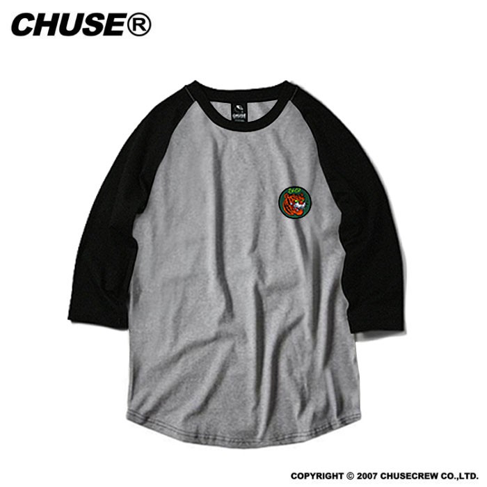 【LABS】CHUSE 17″ Old School Patch Tiger 3/4 Sleeves Therm 七分袖
