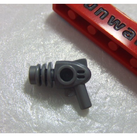 【積木2010-武器】Lego樂高-全新- 銀色太空雷射槍 (Flat Silver)(w-53)