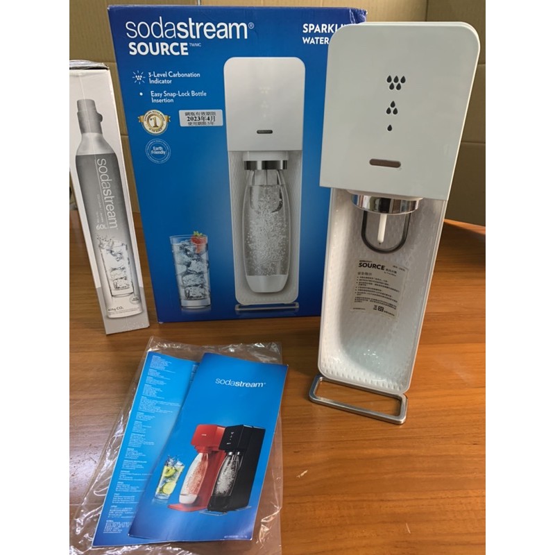 二手Sodastream SOURCE 氣泡水機瑞士設計師款 - 經典白