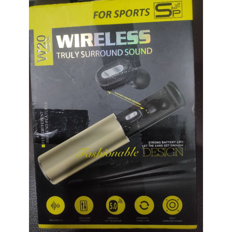 TWS真無線觸控式雙耳藍芽耳機 高音質  重低音  V5.0自帶隨身充電艙（全新）