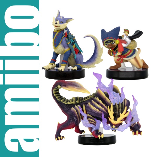 【萌萌現貨】全新 Switch NS Amiibo 魔物獵人 崛起  怨虎龍 加爾克 艾路