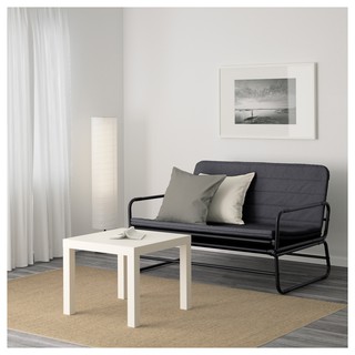 北歐工業LOFT風格經典IKEA宜家HAMMARN沙發床框架含床墊/可沙發可當雙人床/深灰色/二手八成新/特$1800