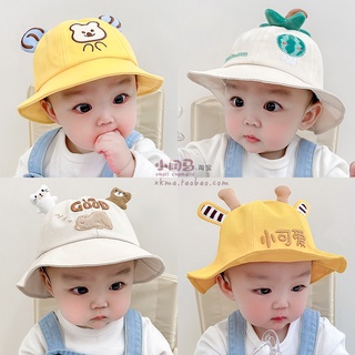 嬰兒帽子 春秋款 薄款 寶寶 純棉 漁夫帽 嬰幼兒童 防曬 遮陽 夏季 0 6個月 3 清涼帽 寶寶夏季帽子