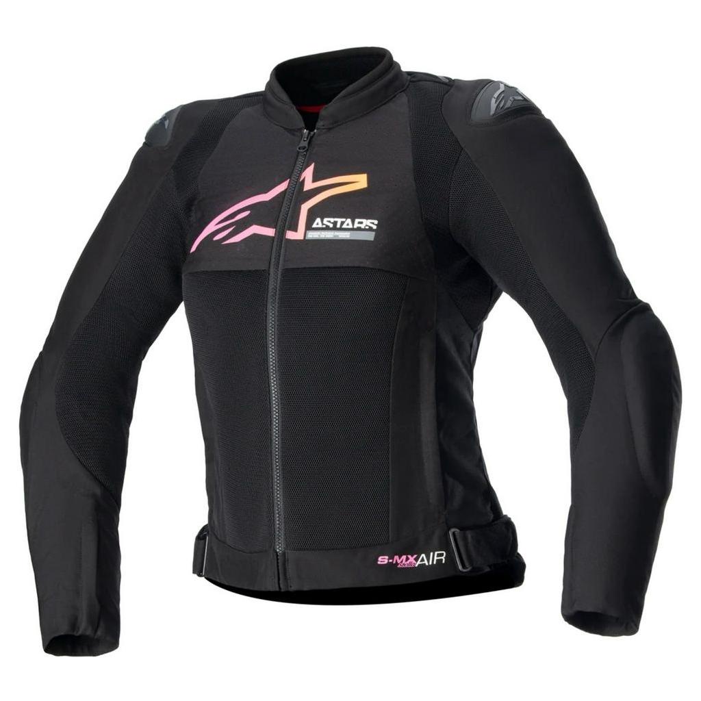 任我行騎士部品 ALPINESTARS STELLA SMX AIR JACKET 黑黃粉 夏季防摔衣 防水 防風 可拆