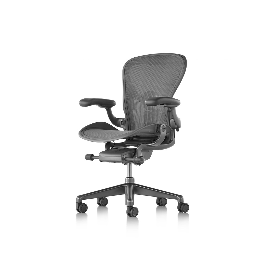 現貨❗New Aeron 2.0 碳灰色！人體工學椅 Herman Miller 碳灰色全功能 扶手可上下左右前後