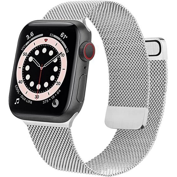 米蘭錶帶適用於Apple Watch 7 6 5 4 44毫米40毫米42毫米38毫米 41mm 45mm