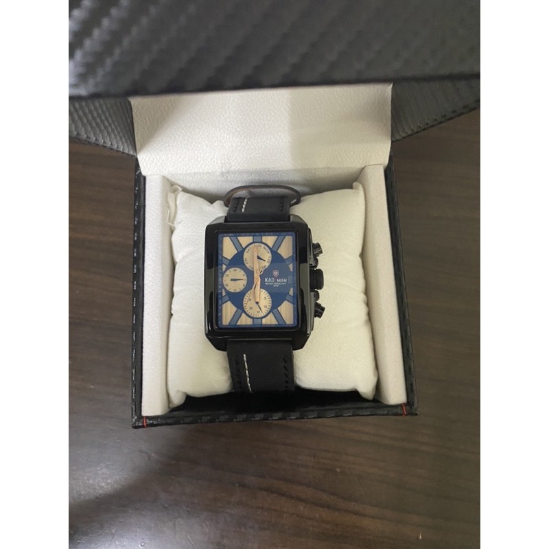 ［樂閣精品］kademan手錶 卡德曼 全新 碳纖維 錶盒 石英錶 正品