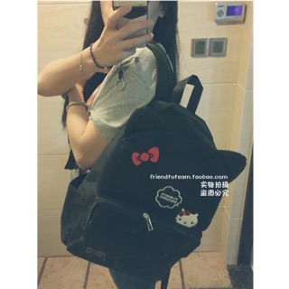 新款hello kitty 美樂蒂 後背包 大容量雙肩背包學生書包