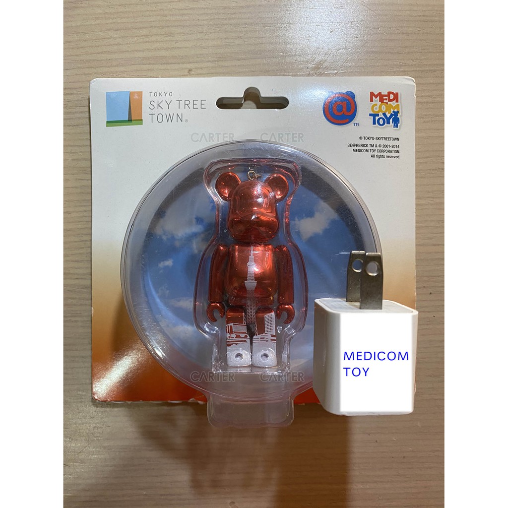 降價 日本medicomtoy SkyTree Town Be@rbrick 東京晴空塔限量發售紅色日本帶回100%