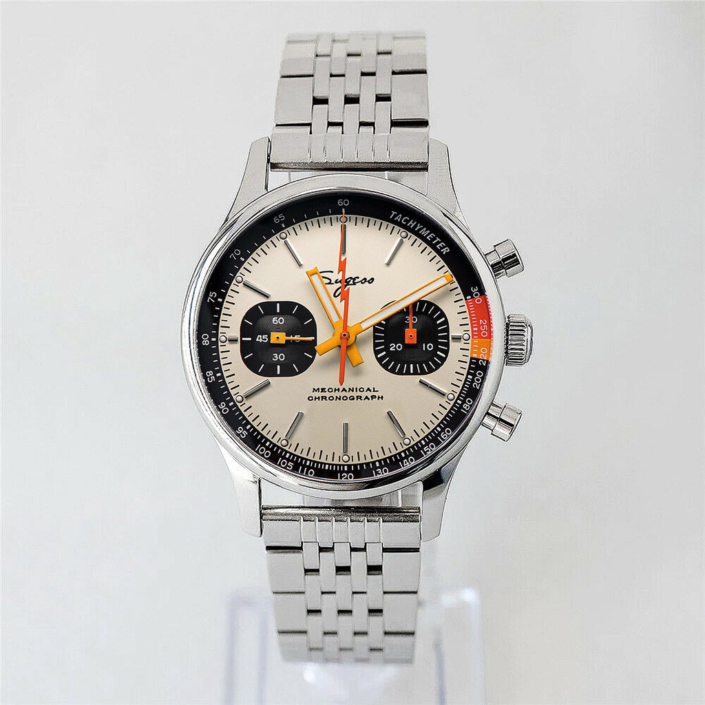 AF Store* Sugess Chrono Premier SUCHP005S 雙眼計時手錶 機械錶 閃電針 橘針