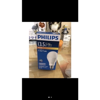 【飛利浦PHILIPS】13.5W E27 LED球燈泡/ 黃