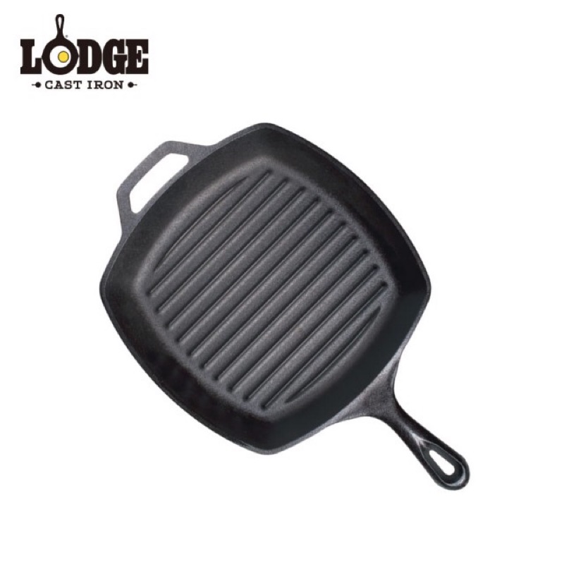 Lodge 10.5吋 方型鑄鐵牛排煎鍋 二手